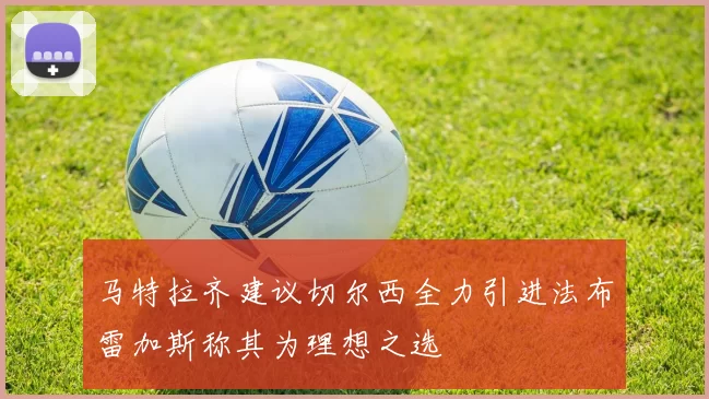 马特拉齐建议切尔西全力引进法布雷加斯称其为理想之选